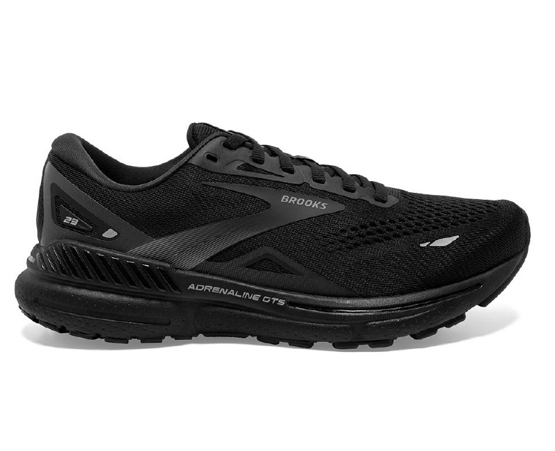 Brooks Adrenaline GTS 23 Women s Running Shoes Black Black Ebony Size 6.5 Central Sports